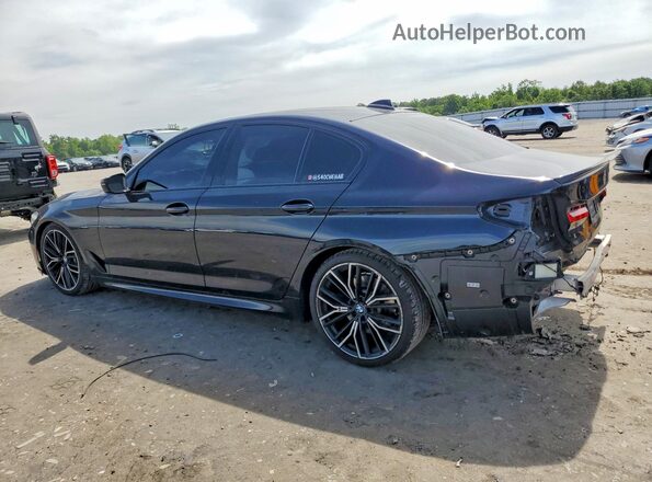 WBA53BJ09NWX46715 2022 BMW 5 SERIES Black Tył lewy