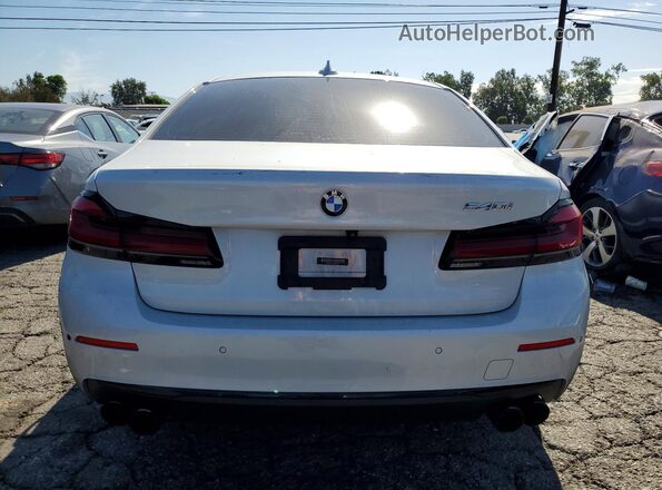 WBA53BJ0XMCG04571 2021 BMW 5 SERIES White Вид ззаду