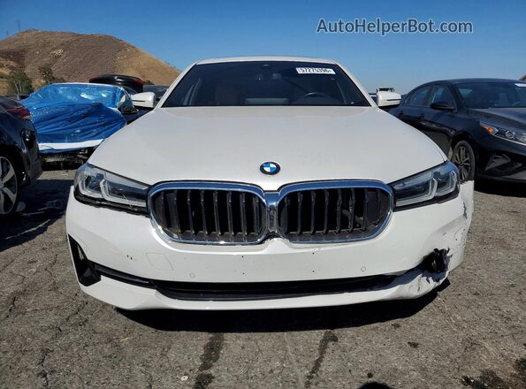 WBA53BJ0XMCG04571 2021 BMW 5 SERIES White Вид спереду