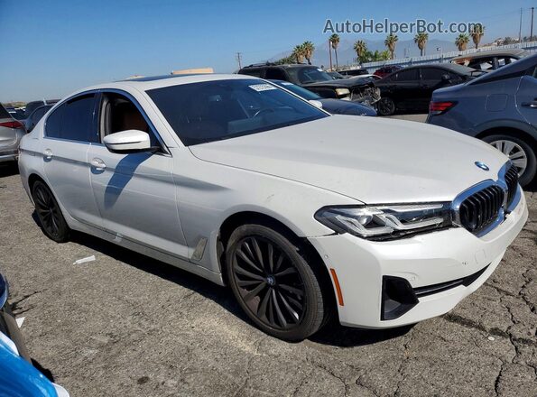 WBA53BJ0XMCG04571 2021 BMW 5 SERIES White Передня права чверть