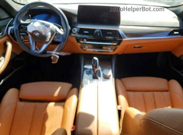 WBA53BJ0XMCG04571 2021 BMW 5 SERIES White Вид панелі приладів