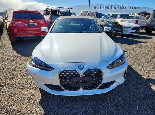 WBA53DB02TCW61336 2026 BMW 4 SERIES White Դիմացի տեսք