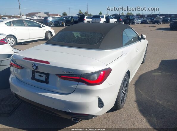 WBA53DB07VCX79496 2026 BMW 4 SERIES White უკანა მარჯვენა