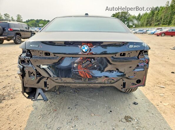 WBA53FJ04RCR24223 2024 BMW 5 SERIES Black Widok z tyłu