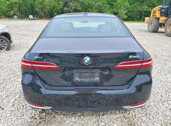 WBA53FJ05RCP81282 2024 BMW 5 SERIES Black Вид ззаду