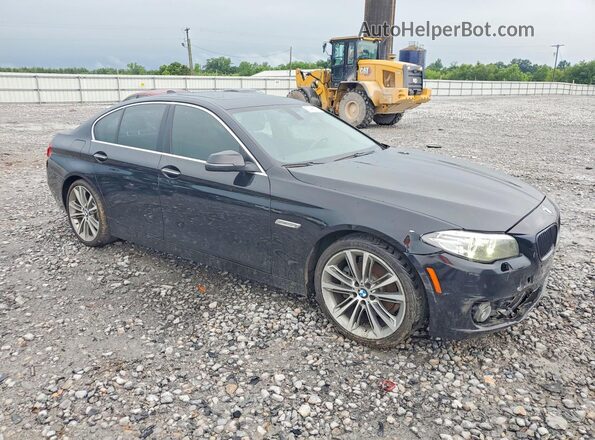 WBA5A5C50GD528662 2016 BMW 5 SERIES Black Передня права чверть
