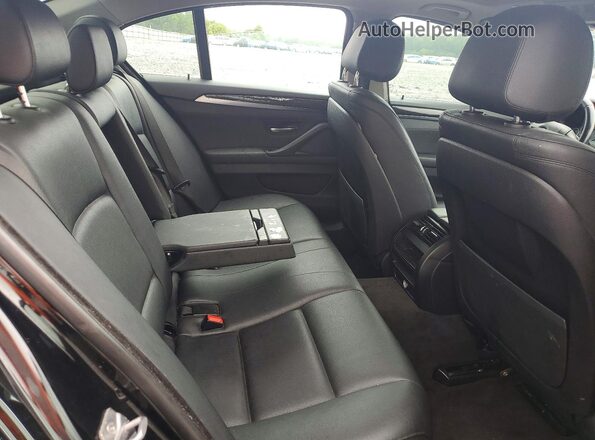 WBA5A5C50GD528662 2016 BMW 5 SERIES Black Вид задніх сидінь