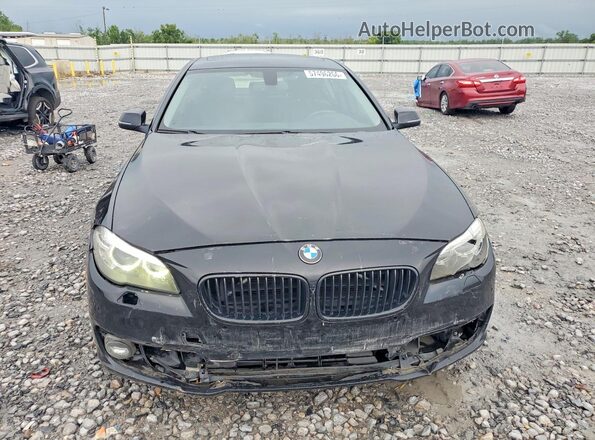 WBA5A5C50GD528662 2016 BMW 5 SERIES Black Вид спереду
