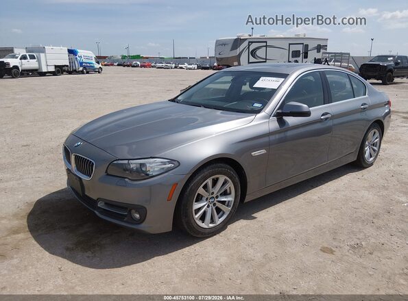 WBA5A5C50GG349567 2016 BMW 5 SERIES Gray Front left