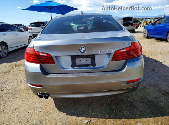 WBA5A5C53GG351247 2016 BMW 5 SERIES Silver უკანა ხედი