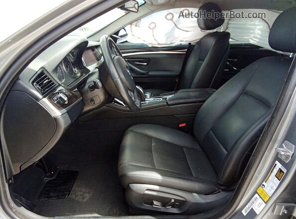 WBA5A5C53GG351247 2016 BMW 5 SERIES Silver წინა სალონის ხედი