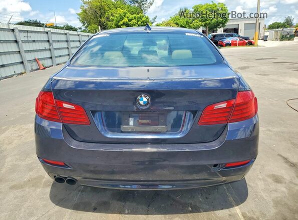 WBA5A5C53GG352494 2016 BMW 5 SERIES Синий Вид сзади