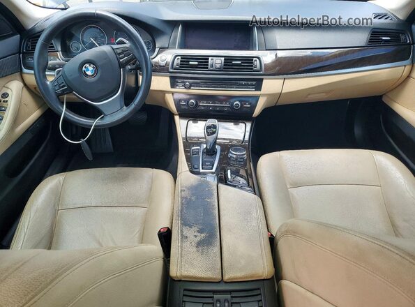 WBA5A5C53GG352494 2016 BMW 5 SERIES Синий Вид панели приборов