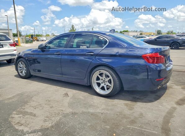 WBA5A5C53GG352494 2016 BMW 5 SERIES Синий Задняя левая четверть