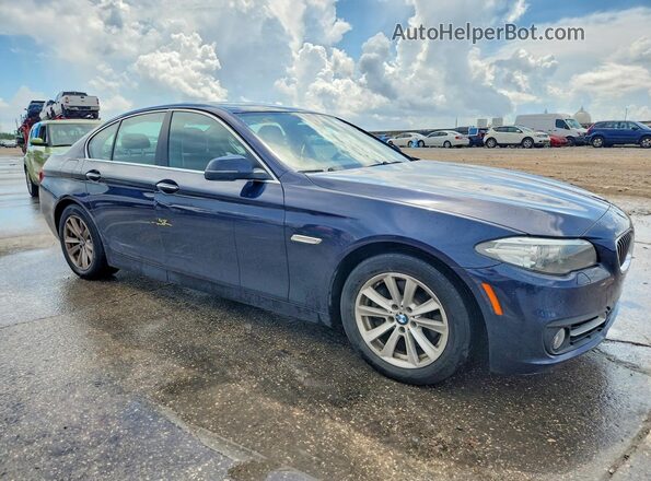 WBA5A5C54GD529099 2016 BMW 5 SERIES Blue Front right
