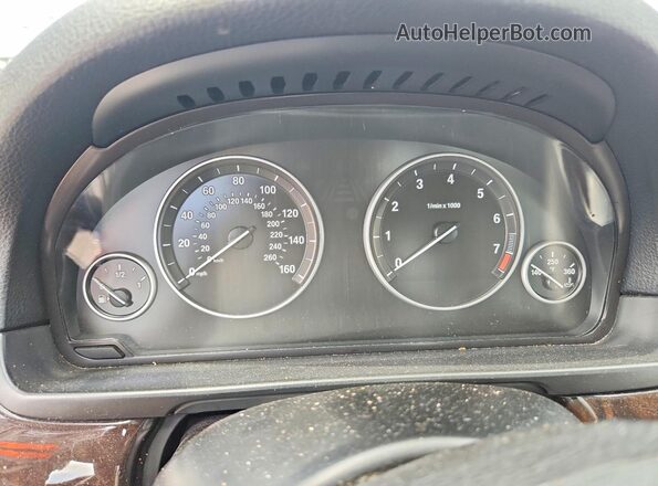 WBA5A5C54GD529099 2016 BMW 5 SERIES Blue Instrument cluster view