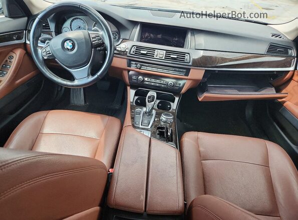 WBA5A5C54GD529099 2016 BMW 5 SERIES Blue Dashboard view