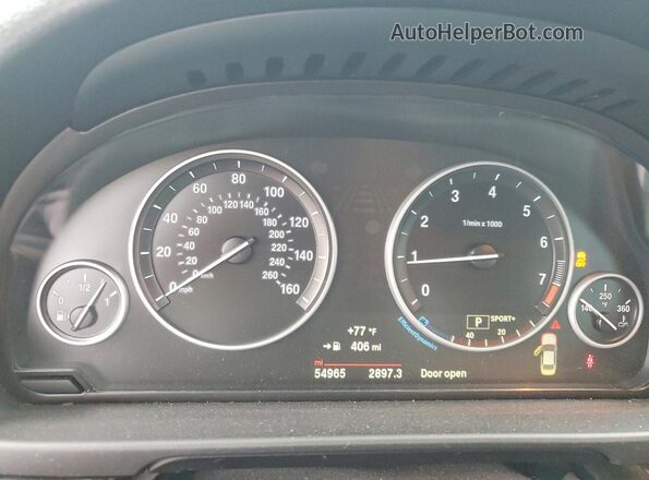 WBA5A5C54GG354495 2016 BMW 5 SERIES White Սարքավորումների վահանակի տեսք