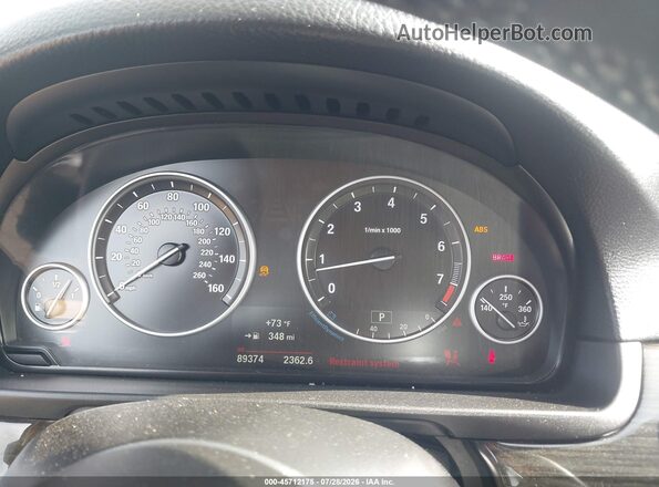 WBA5A5C55GD526907 2016 BMW 5 SERIES Белый Вид задних сидений