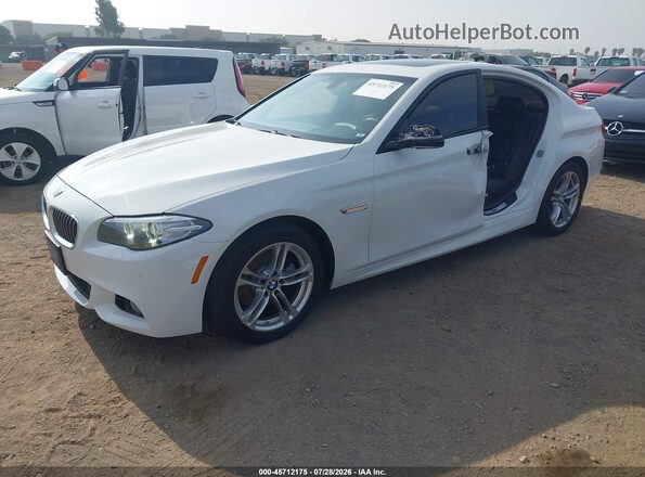 WBA5A5C55GD526907 2016 BMW 5 SERIES Белый Передняя левая четверть