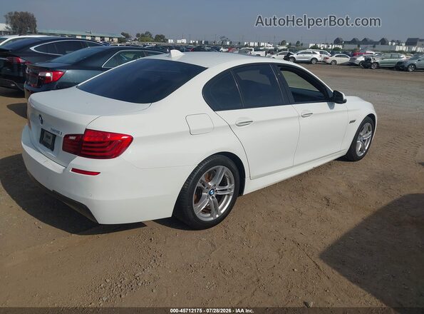 WBA5A5C55GD526907 2016 BMW 5 SERIES Белый Задняя правая четверть