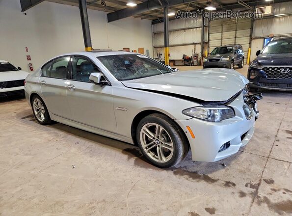 WBA5A5C55GG350830 2016 BMW 5 SERIES Silver Front right