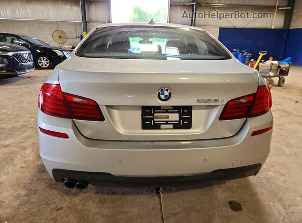 WBA5A5C55GG350830 2016 BMW 5 SERIES Silver Rear view
