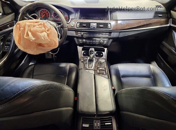 WBA5A5C55GG350830 2016 BMW 5 SERIES Silver Dashboard view