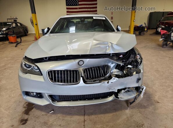 WBA5A5C55GG350830 2016 BMW 5 SERIES Silver Front view
