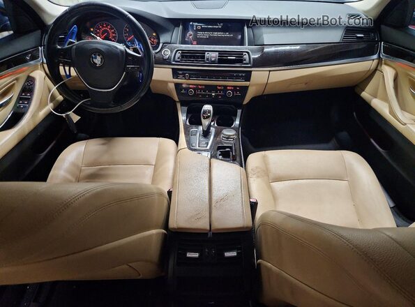 WBA5A5C56GD525779 2016 BMW 5 SERIES Blue Вид панелі приладів