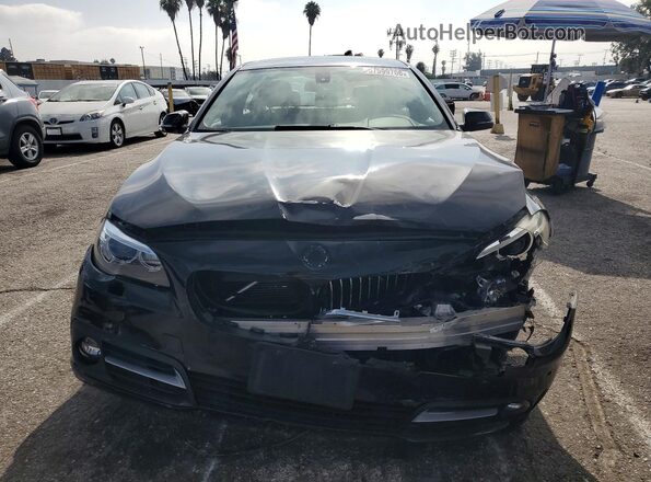 WBA5A5C56GD527824 2016 BMW 5 SERIES Black Widok z przodu