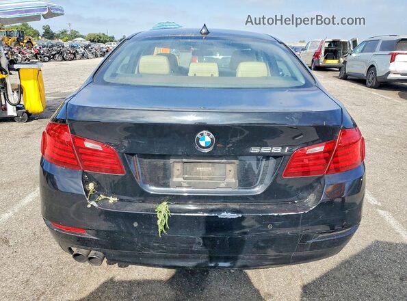 WBA5A5C56GD527824 2016 BMW 5 SERIES Black Widok z tyłu