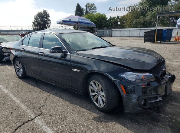WBA5A5C56GD527824 2016 BMW 5 SERIES Black Przód prawy