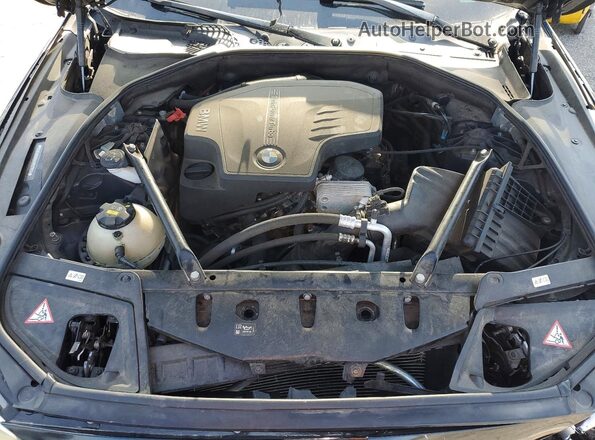 WBA5A5C56GD527824 2016 BMW 5 SERIES Black Widok wnętrza z tyłu