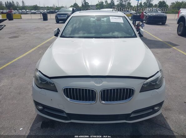 WBA5A5C56GG348097 2016 BMW 5 SERIES Белый Вид спереди