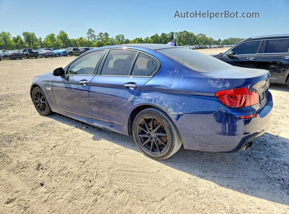 WBA5A5C58GG351289 2016 BMW 5 SERIES Blue Trasero izquierdo