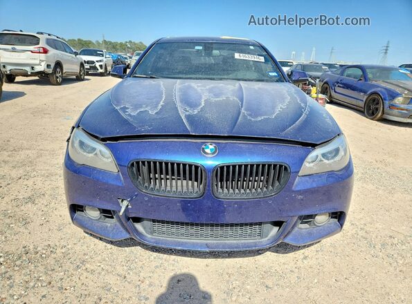 WBA5A5C58GG351289 2016 BMW 5 SERIES Blue Vista frontal
