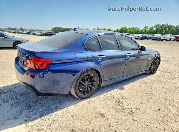 WBA5A5C58GG351289 2016 BMW 5 SERIES Blue Trasero derecho