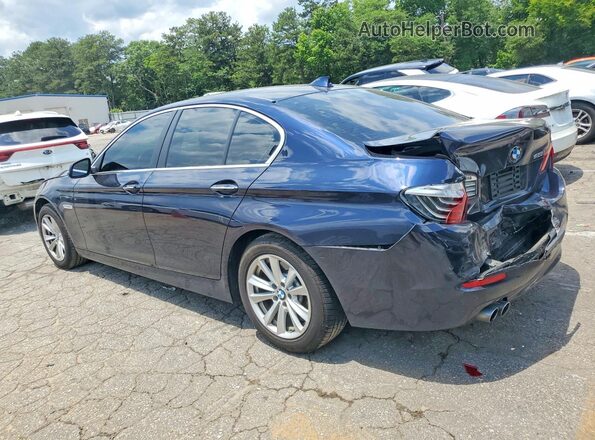 WBA5A5C58GG352202 2016 BMW 5 SERIES Синий Задняя левая четверть