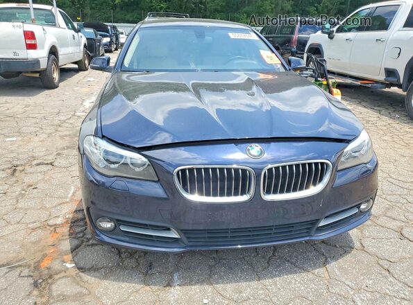 WBA5A5C58GG352202 2016 BMW 5 SERIES Синий Вид спереди