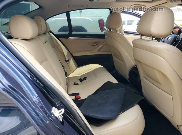 WBA5A5C58GG352202 2016 BMW 5 SERIES Синий Вид задних сидений