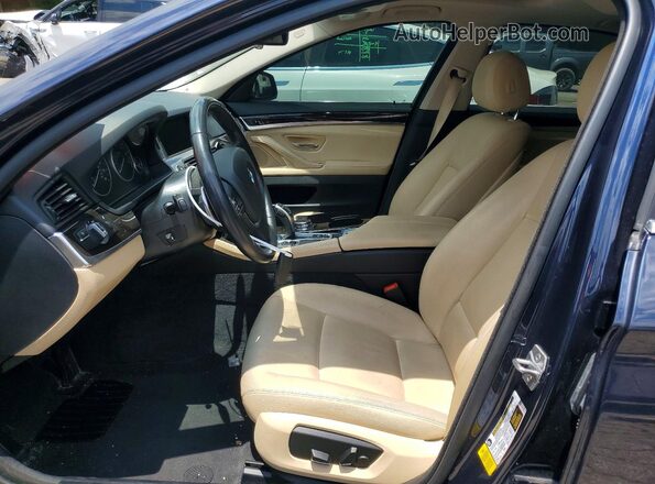 WBA5A5C58GG352202 2016 BMW 5 SERIES Синий Вид салона спереди