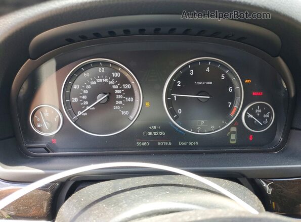 WBA5A5C58GG352202 2016 BMW 5 SERIES Синий Вид щитка приборов