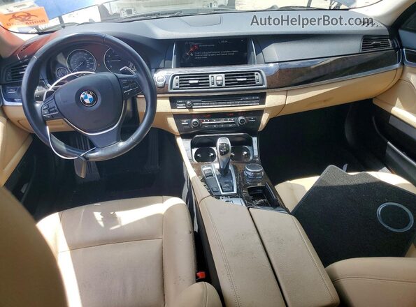 WBA5A5C58GG352202 2016 BMW 5 SERIES Синий Вид панели приборов