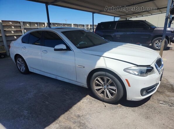 WBA5A5C59GG350524 2016 BMW 5 SERIES White Delantero derecho
