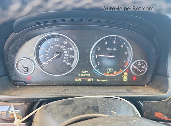 WBA5A5C59GG350524 2016 BMW 5 SERIES White Vista del cuadro de instrumentos