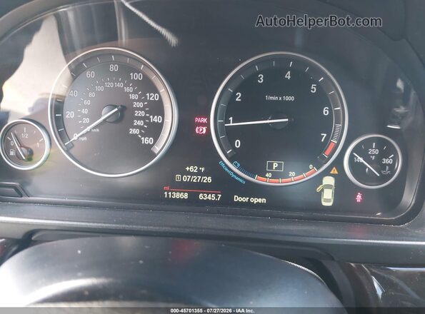WBA5A5C59GG352256 2016 BMW 5 SERIES Черный Вид задних сидений