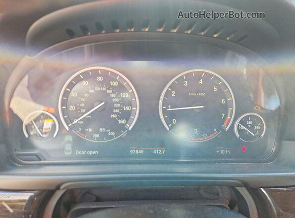 WBA5A5C5XGD528863 2016 BMW 5 SERIES Charcoal Vista del cuadro de instrumentos