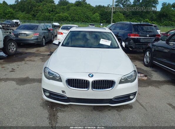 WBA5A5C5XGG348829 2016 BMW 5 SERIES White ხელსაწყოთა პანელის ხედი