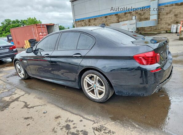 WBA5A7C50GG147128 2016 BMW 5 SERIES Black Задня ліва чверть